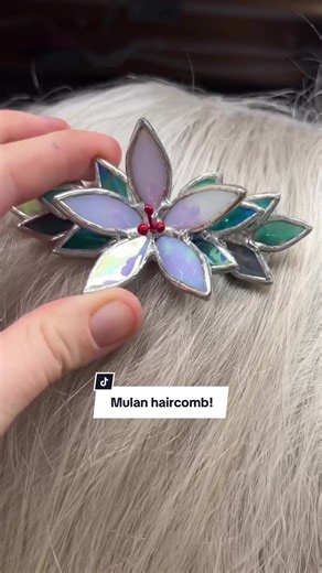 Unique Stained Glass Jewelry and Hair Accessories by Hana Cantu