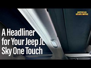 Jeep JL Sky One-Touch Headliner Install | Hothead Skyliner Review