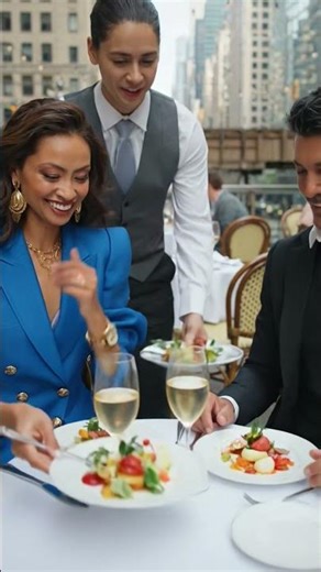 the excerpts of The Adventures of Janet and Arthur eating lunch outside in Chicago
