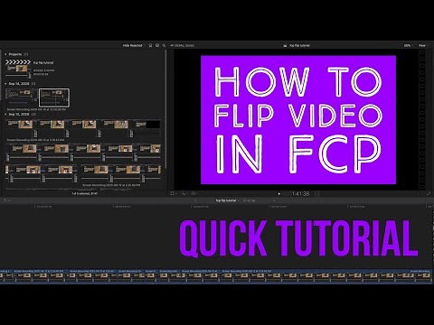 FCP HOW TO: Flip a Video - Horizontal & Vertical (Final Cut Pro X)