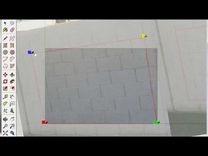 Aligning SketchUp Texture Using Fixed Pins