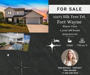 🏠Modern Comfort Meets Small-Town Serenity. Move-In Ready! 💥Welcome home to this better-than-new 2021 beauty that perfectly blends modern style with everyday functionality. 🤩 Thoughtfully designed for comfortable living and entertaining, this 5-bedroom, 3-bath Granite Ridge home offers... https://tinyurl.com/SilkTreeTrl (click the link for more details) Or ☎ 260-609-5378 | The LT Group Real Estate