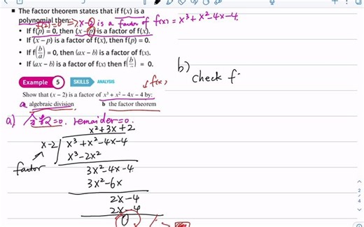 Chapter 1.3 The factor theorem 2(examples)