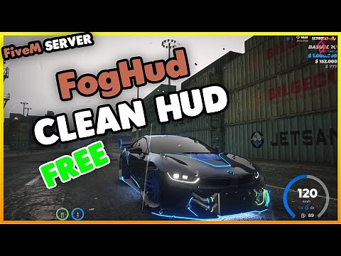 FiveM Modern HUD UI | Schönes HUD für euren FiveM Server | FogHud | FiveM Server einrichten