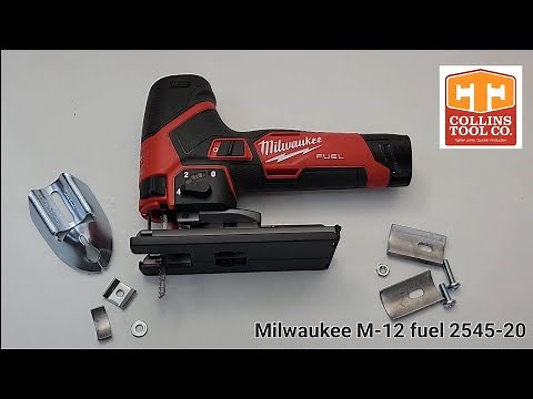 Mounting the Collins Coping Foot to the Milwaukee M-12 Fuel, model 2545-20.