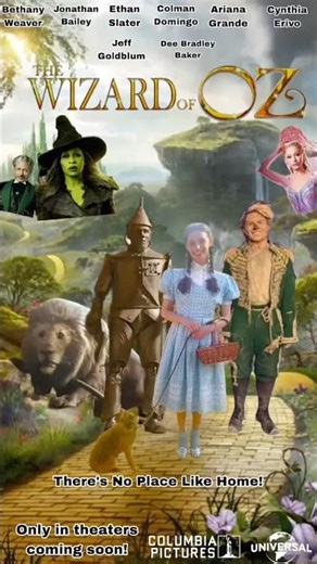 Jon M. Chu's The Wizard of Oz Posters #shorts #jonmchu #thewizardofoz #upcoming #remake