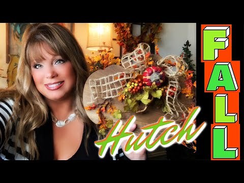 FALL 🍁 HUTCH - DECORATE WITH ME!