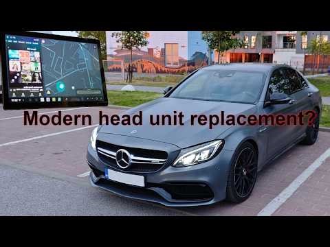 Mercedes C63S W205 DUDU7 Android head unit install and review
