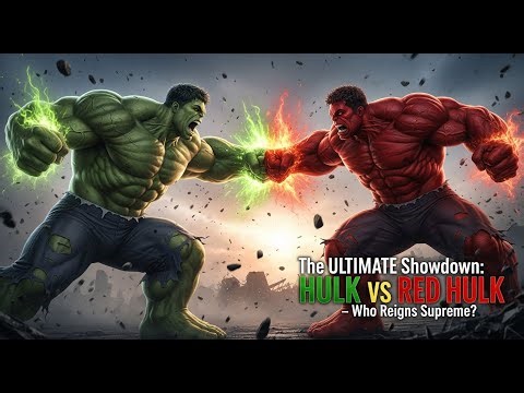 The ULTIMATE Showdown: HULK VS RED HULK - Who Reigns Supreme?