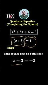 How to Solve Quadratic Equations by Completing the Square Method (Step-by-Step)