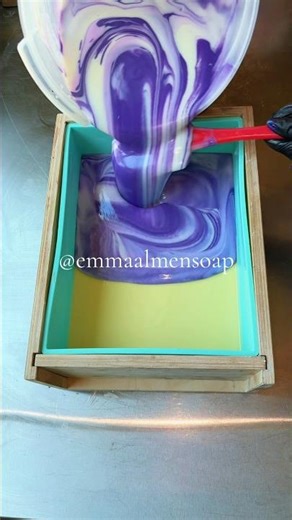 Making Lavender Lemonade Soap! #soapmaking #soap #handmadesoap #soapmaker #soaps #cpsoap #soapbars