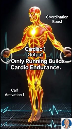 Jump Rope Cardio Exercise | High-Intensity Workout for Heart Health and Endurance #facts #healthtips