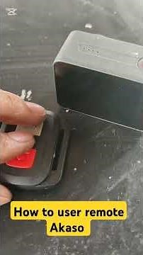 how to use akaso remote control #shorts #shortsvideo