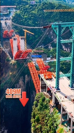 ARCHES RISING OVER A 409M ABYSS 🏗️ | Liuchehe Grand Bridge (六车河大桥)