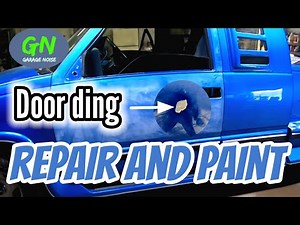 How to repair paint damage like a body shop. auto body and paint repair, door ding,chip repair