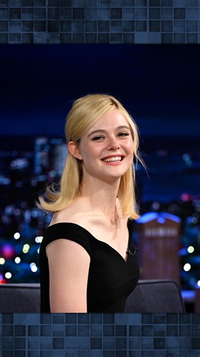 Meeting #JackBlack made #ElleFanning’s life 🤣 #FallonTonight | The Tonight Show Starring Jimmy Fallon