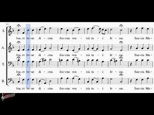 Choir/chór - J. Arcadelt - Ave Maria - Tenor + score