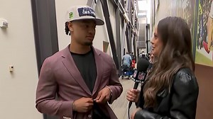 Exclusive: Jaxon Smith-Njigba talks to Bridget Condon about being drafted by Seahawks