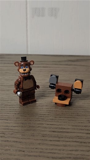 how to build the FNAF spare freddy mask in LEGO | LEGO FNAF Tutorial | #fyp #lego #fnaf #viral
