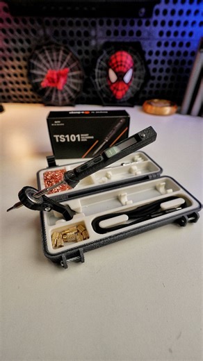 GRM3D on Instagram: "Meet The Miniware TS101 From 0 to 🔥 in just seconds the @miniware.cn TS101 soldering iron! Perfect for electronics, 3D prints with heat-set inserts & repairs. Would you try it? #3dprinting #solderingiron #miniware #maker"