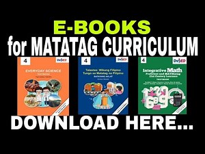 E-BOOKS for Matatag Curriculum