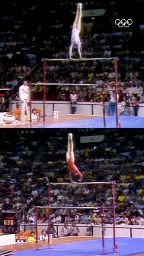 It's been 50 years since this showdown between Nadia Comăneci and Teodora Ungureanu at #Montreal1976