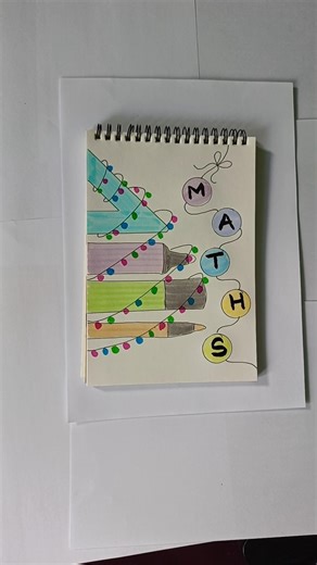 Maths front page design ideas