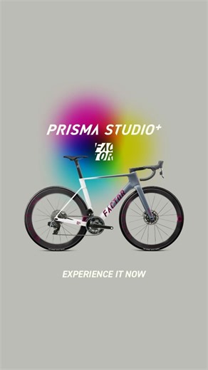 34K views · 276 reactions | Step into Factor PRISMA STUDIO+ and transform your OSTRO VAM into a true reflection of your style. Explore a spectrum of color fade options, complemented by sleek Black Inc. components and wheels, unleash your creativity. Find out more at the link in our bio. #factorbikes #blackinc #ostrovam | Factor Bikes | Facebook