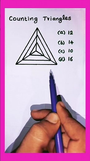 Counting figures reasoning | counting of triangles tricks #figurecounting #countingfigures #tnpsc