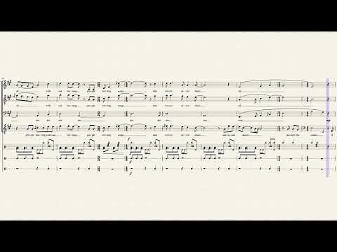 The Sound of Silence - Pentatonix (Full Sheet Music with Lyrics)