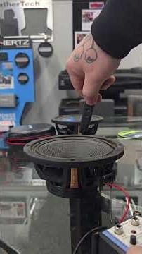 Speaker Cone Moves Wrong? You've Got Reverse Polarity #carAudio #tips
