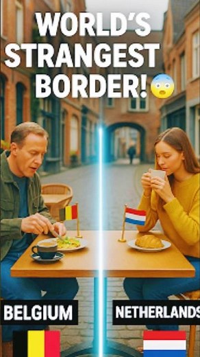 Discover the World’s Strangest Borders You’ve Never Seen #shorts