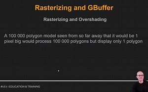 06光栅化、遮蔽和G-Buffer（中文字幕）| 实时渲染深入探究 | 实时基础概念入门 | Unreal官方教程