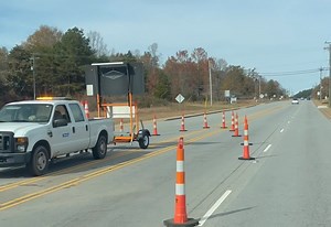 Roadwork on 178 just south of the high school in front of DG in Pickens | Pickens Local