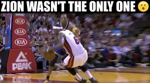178K views · 585 reactions | From LeBron James to Manu Ginobili and many others...Zion Williamson isn't the first star to have an exploded shoe on the court.  | NBA Memes | Facebook