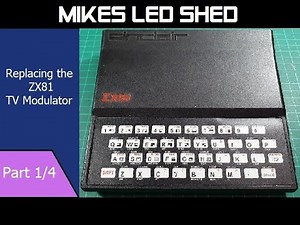 ZX81 Part 1 – Replacing the TV modulator