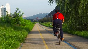 Man, Bike, Bike Ride. Free Stock Video