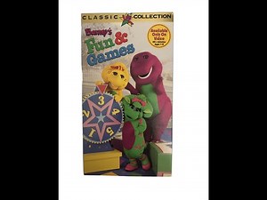Opening & Closing To Barney's Fun & Games 1996 VHS