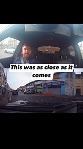 This was so close! #driving #drivinglessons #crash #roadsafety | Danny’s driving school
