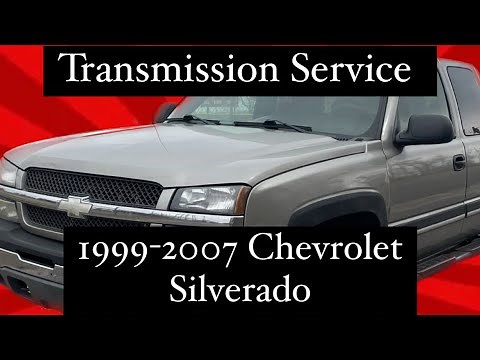 HOW TO SERVICE YOUR SILVERADO TRANSMISSION (1999-07 4L60e)