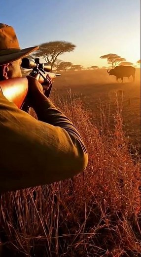 Bison Hunting in Africa