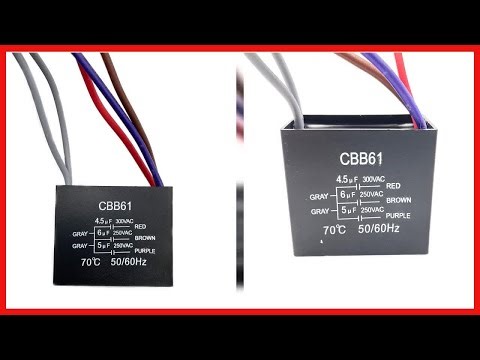 CBB61 4.5uf+6uf+5uf 5-Wire Capacitor: Reliable Ceiling Fan Replacement