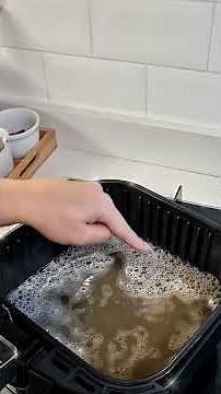 Clean Your Greasy Air Fryer in 10 Minutes (No Scrubbing!)