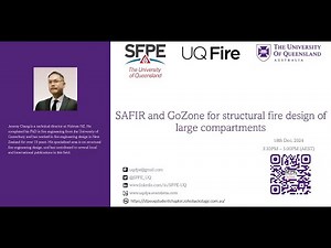SAFIR and GoZone for Structural Fire Design of Large Compartments