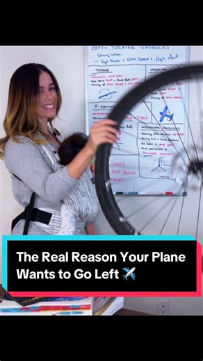 Mari on Instagram: "Mastering the 4 left-turning tendencies ✈️😎 #aviation #pilot #airplane #aviationlovers #avgeek"