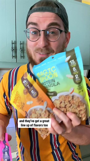 New Product Alert 🚨 Stay on track with Magic Spoon Protein Granola! 💪 13-14g protein per serving 🩷 2g sugar per serving 🥣 spoon it, top it, crunch it by the handful! | Magic Spoon Cereal