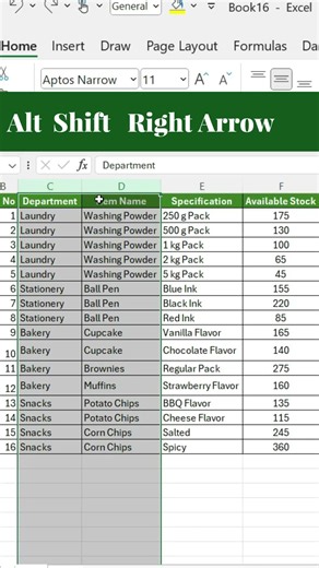 How to hide column In Excel!| hide column in Excel #excel #excelshortscuts #exceltips #spreadsheet