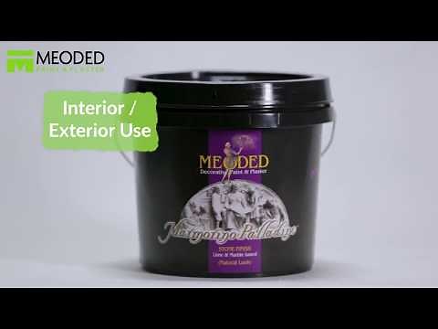 Marmorino Stone Effect Venetian Plaster Application- Marmorino Palladino- Meoded Paint