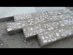 Concreto deslavado como se hace paso por paso Cómo dejar acabado decorativo piso concreto deslavado
