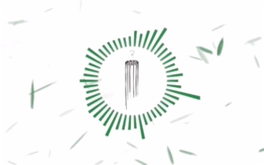 《Jingle Bells》英文儿歌简谱+歌词｜铃儿响叮当｜智慧风铃Zhichime｜Smart Wind Chime｜音乐可视化特效